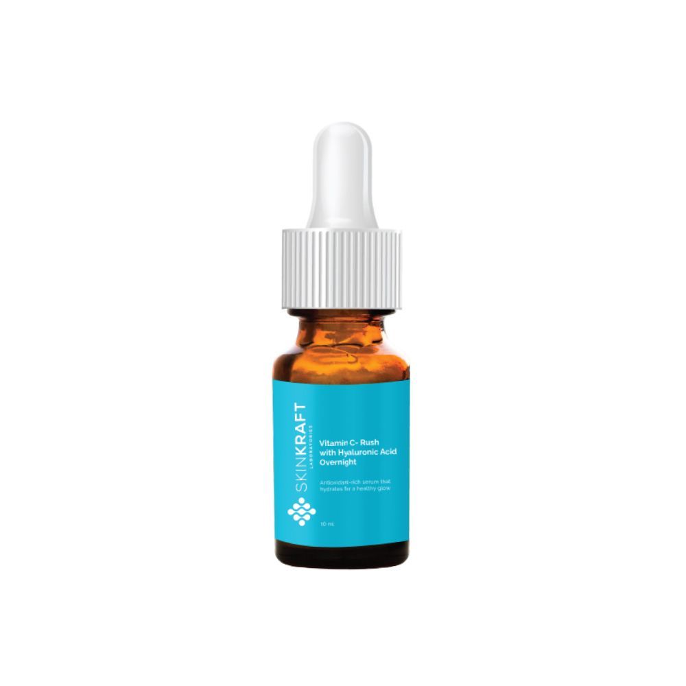 Skinkraft Vitamin C Rush with Hyaluronic Acid Overnight Serum