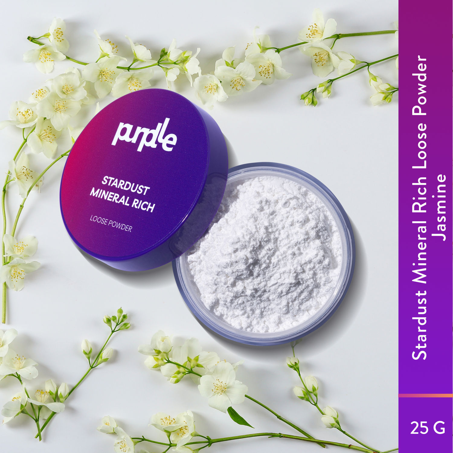 Purplle Stardust Mineral Rich Loose Powder - Jasmine 3 (25gm)