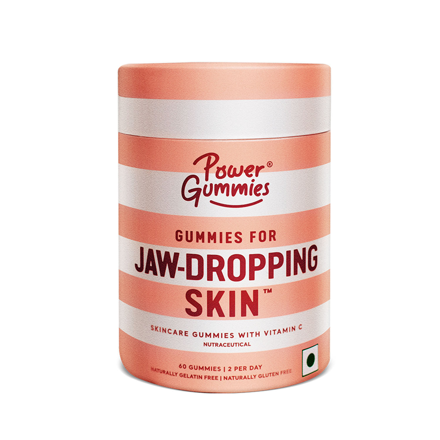 Power Gummies Jaw Dropping Gummies for Skin with Vitamin C