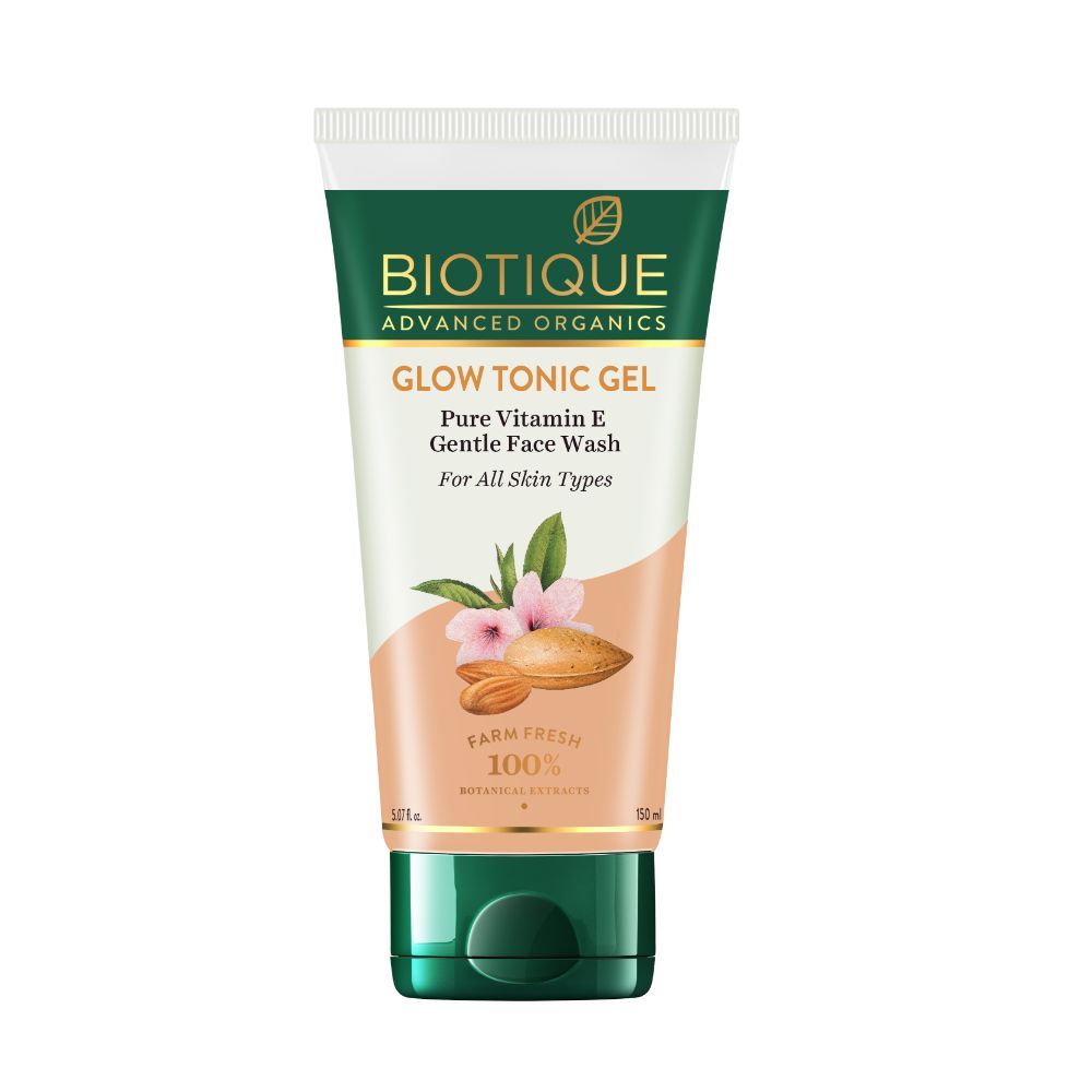 Biotique Advanced Organics Glow Tonic Gel Pure Vitamin E Gentle Face