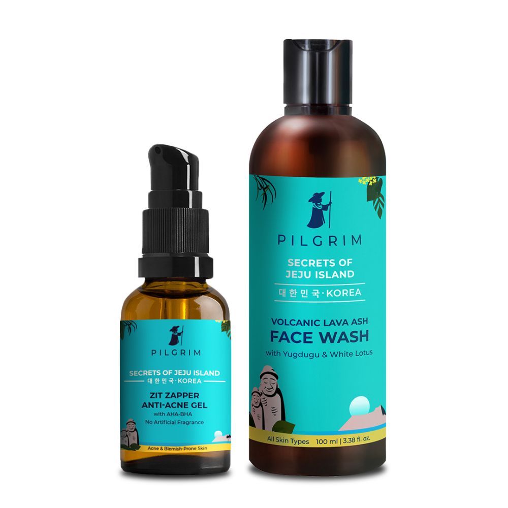 Pilgrim acne combo Zit zapper & face Wash