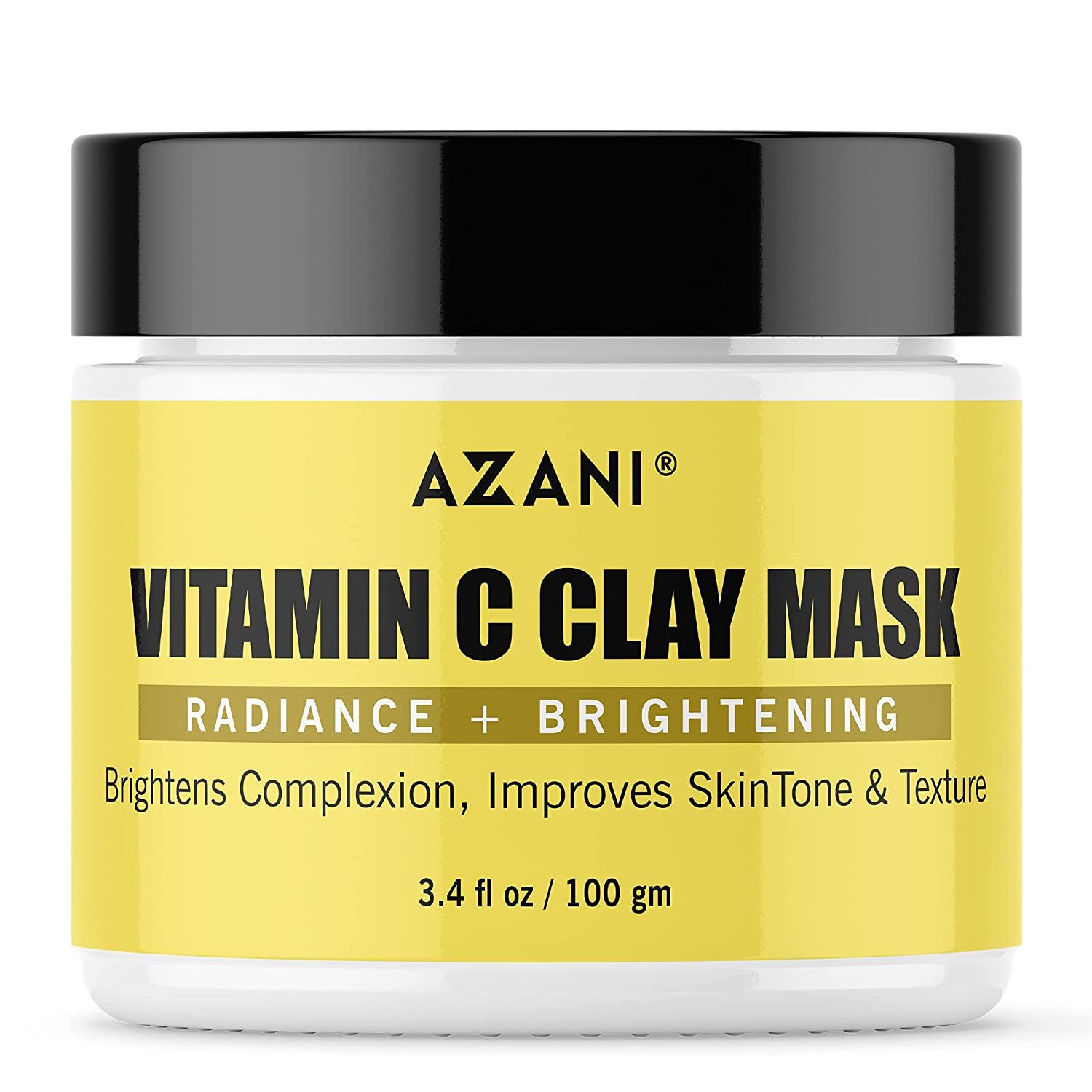 Azani Vitamin C Clay Mask Skin Brightening, Dark Spots, Uneven