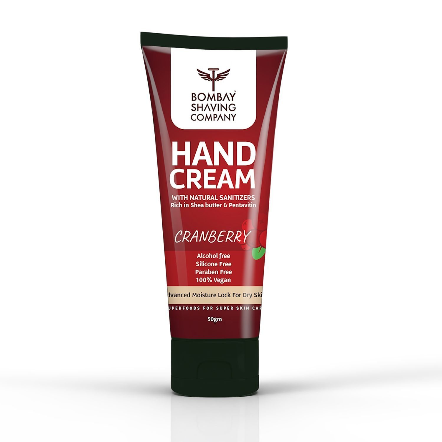 Bombay Shaving Company Cranberry Hand Cream, 50gm