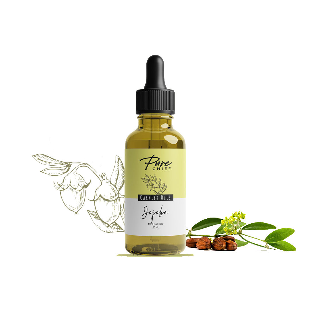 Pure Chief Jojoba Carrier Oil Protects hair against dryness, breakage