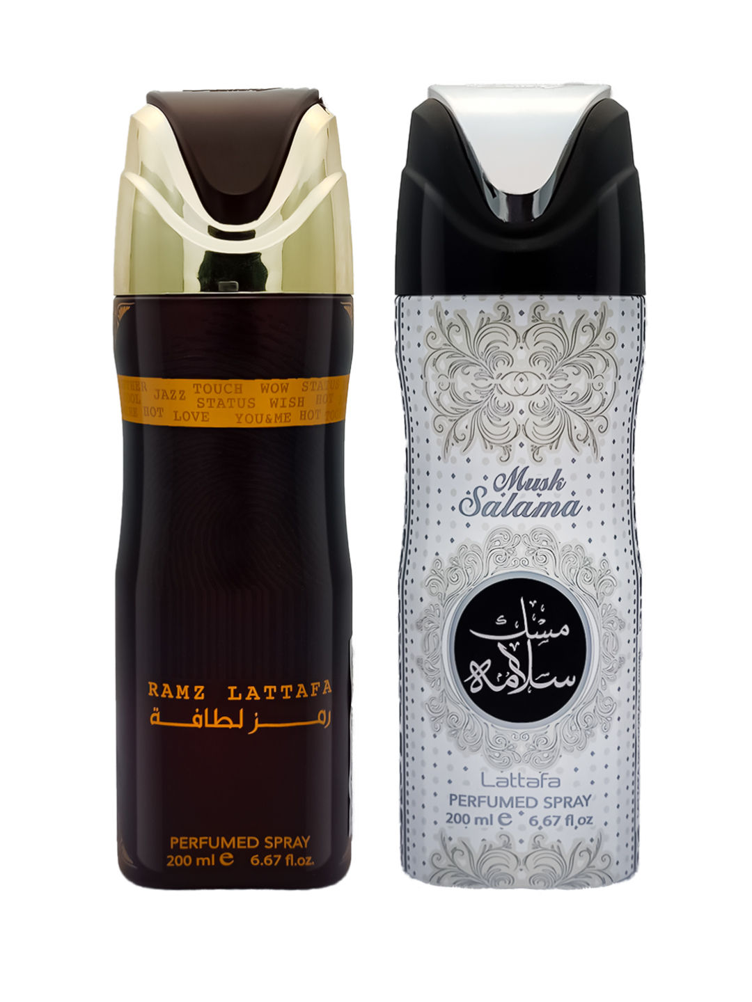Lattafa Ramz & Musk Salama Deodorant Perfumed Body Spray 200ml,each ...
