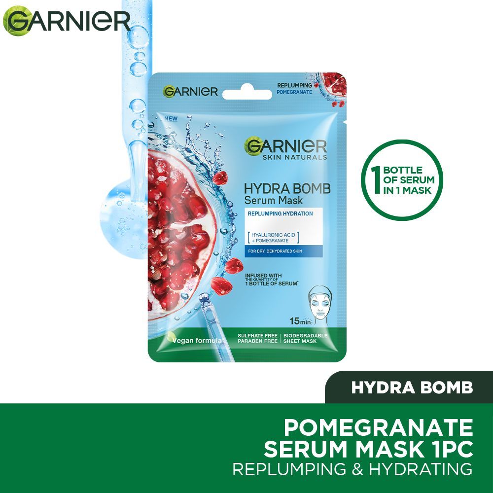 Buy Garnier Skin Naturals Hydra Bomb Serum Sheet Mask (Blue) (32 g