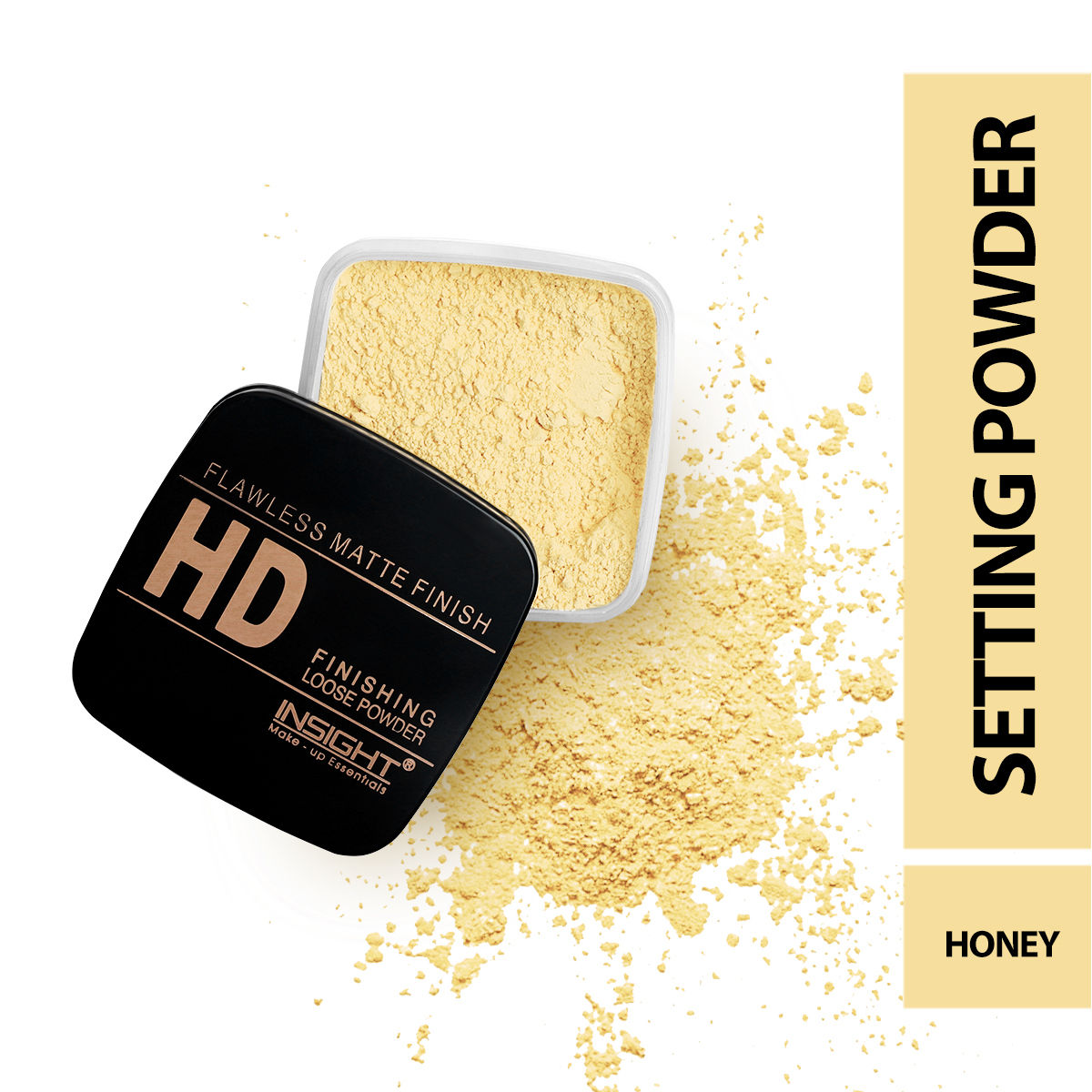 Insight Cosmetics HD Finishing Loose Powder(Tr-202)_Honey (30g)