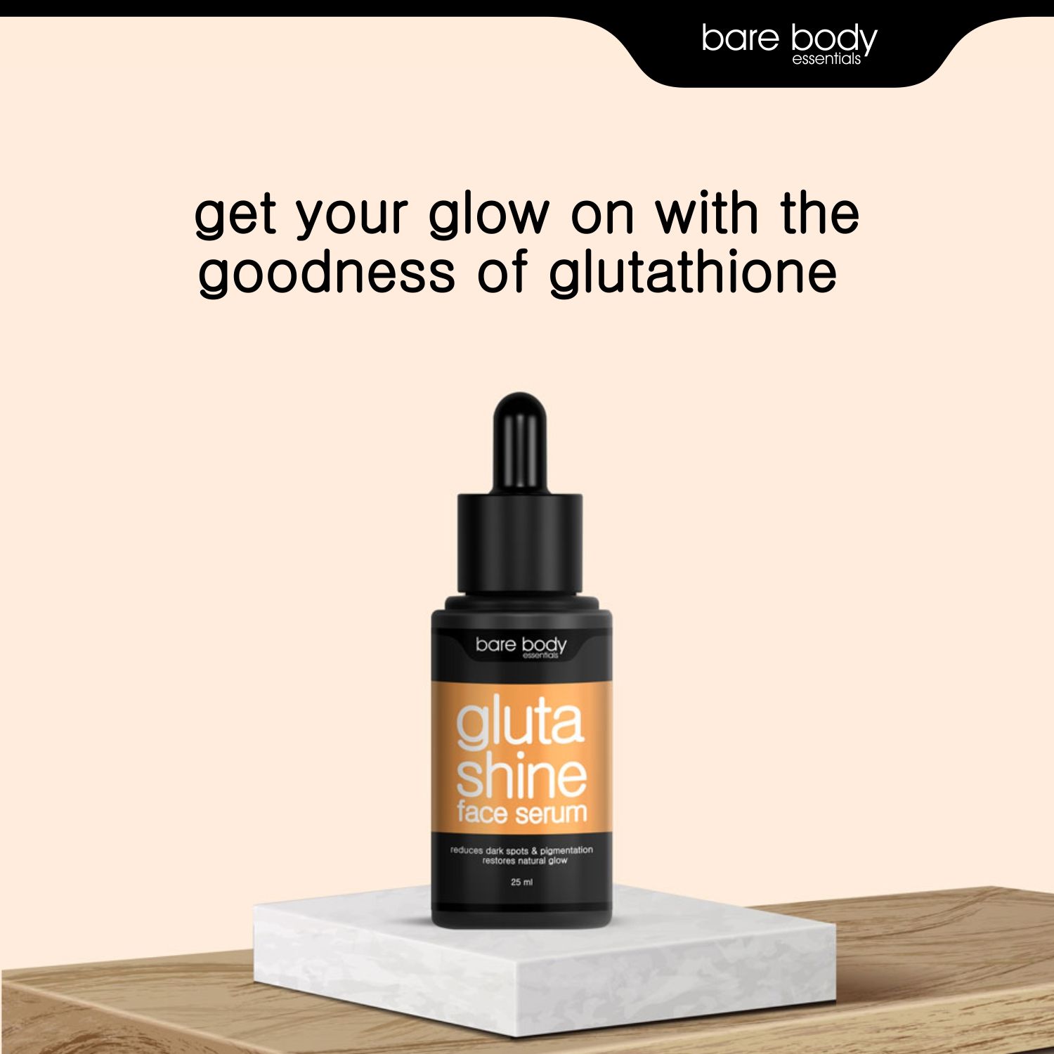 Bare Body Essentials Glutashine Face Serum 25ml