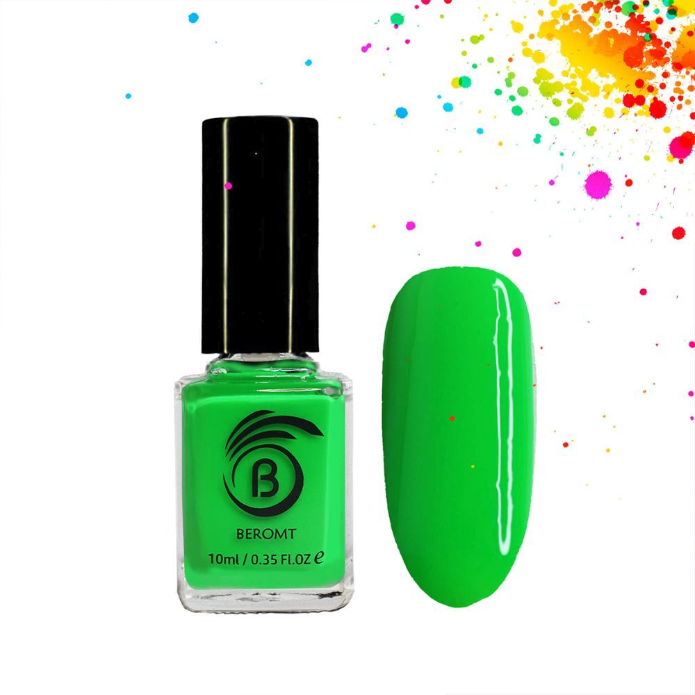 Beromt Neon Nail Polish Green Dragon (10ml)