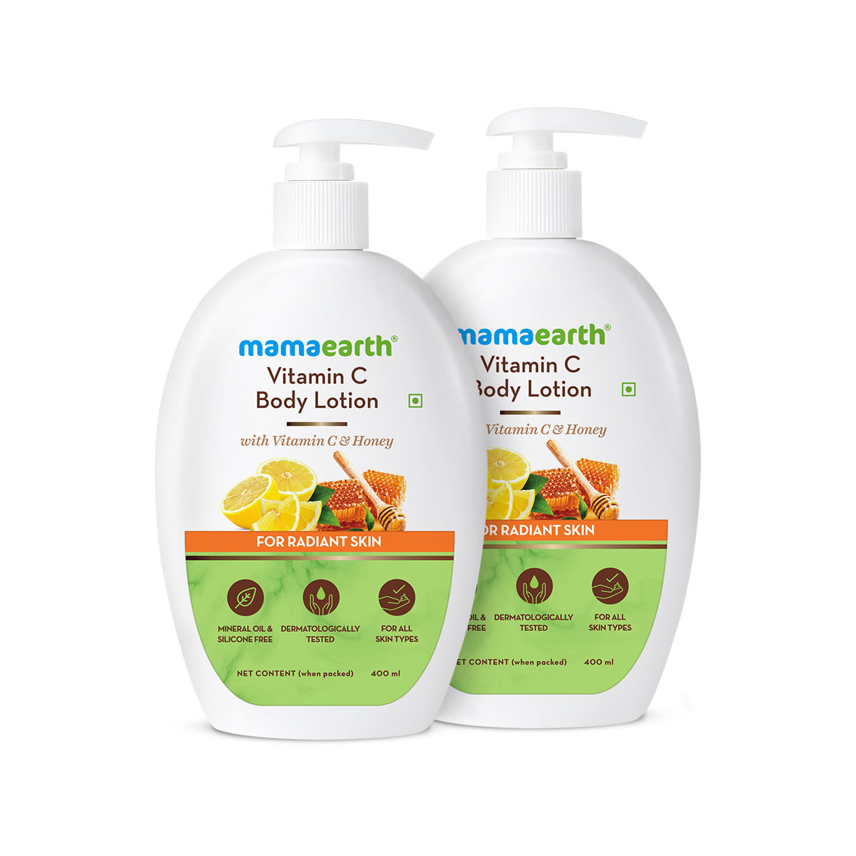 Mamaearth Vitamin C Body Lotion Pack of 2