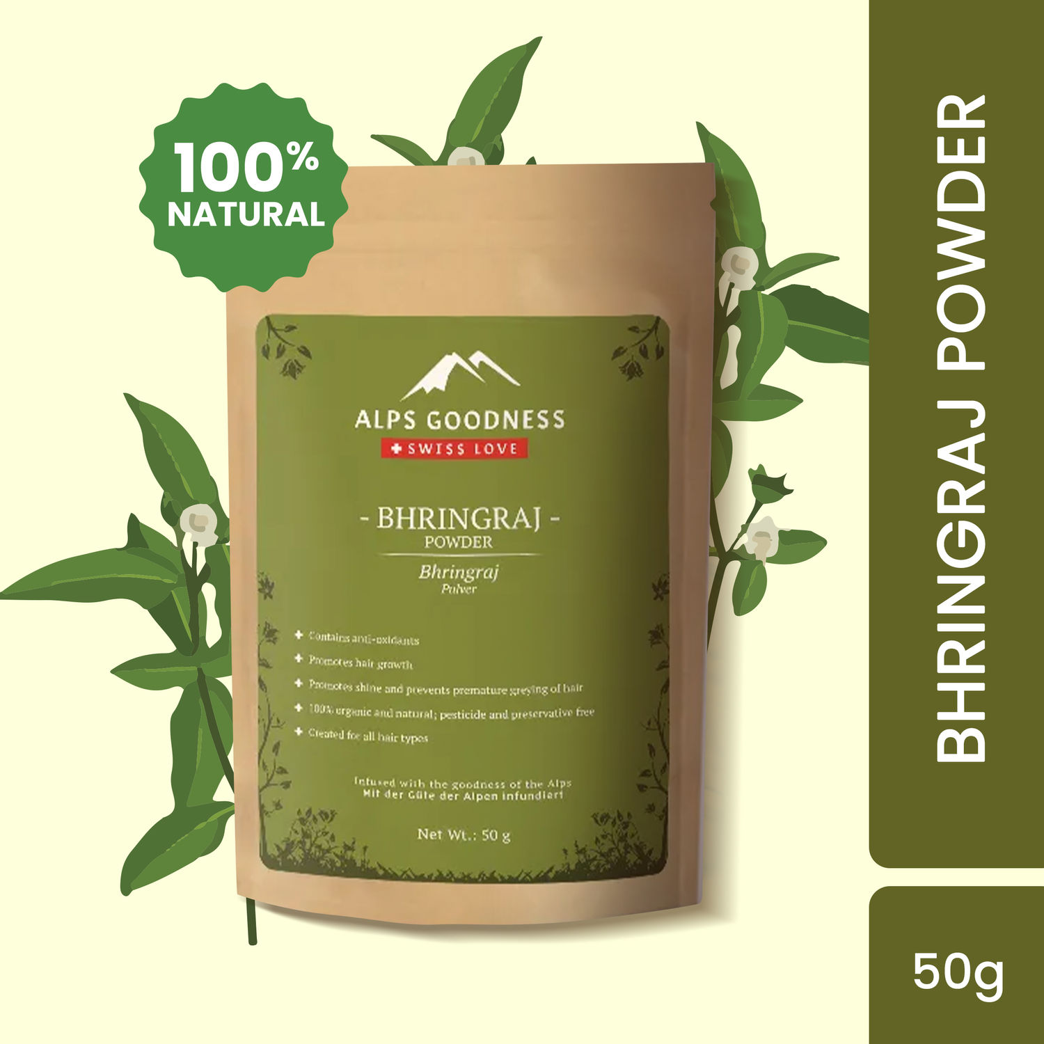 Alps Goodness Powder - Bhringraj (50 g)