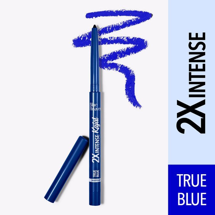 Buy Blue Heaven 2x Intense Kajal, True Blue, 0.30g - Purplle
