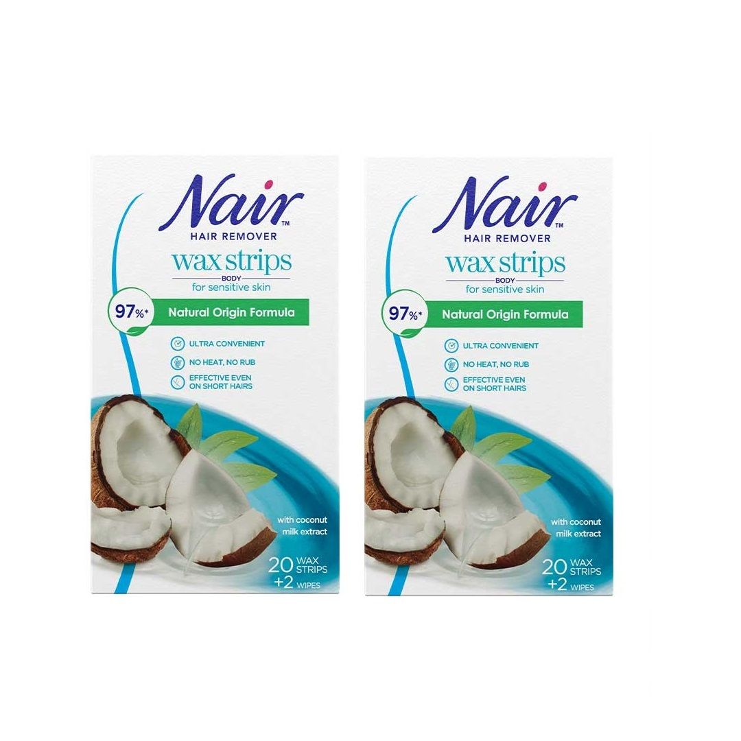 Nair coconut wax strips clearance