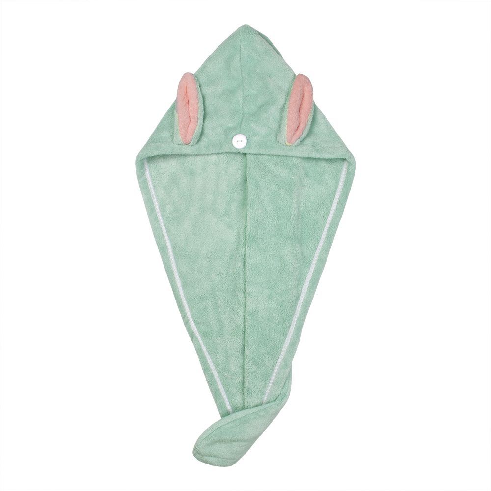 Buy Streak Street Microfiber Hair Wrap Towel- Mint Bunny - Purplle