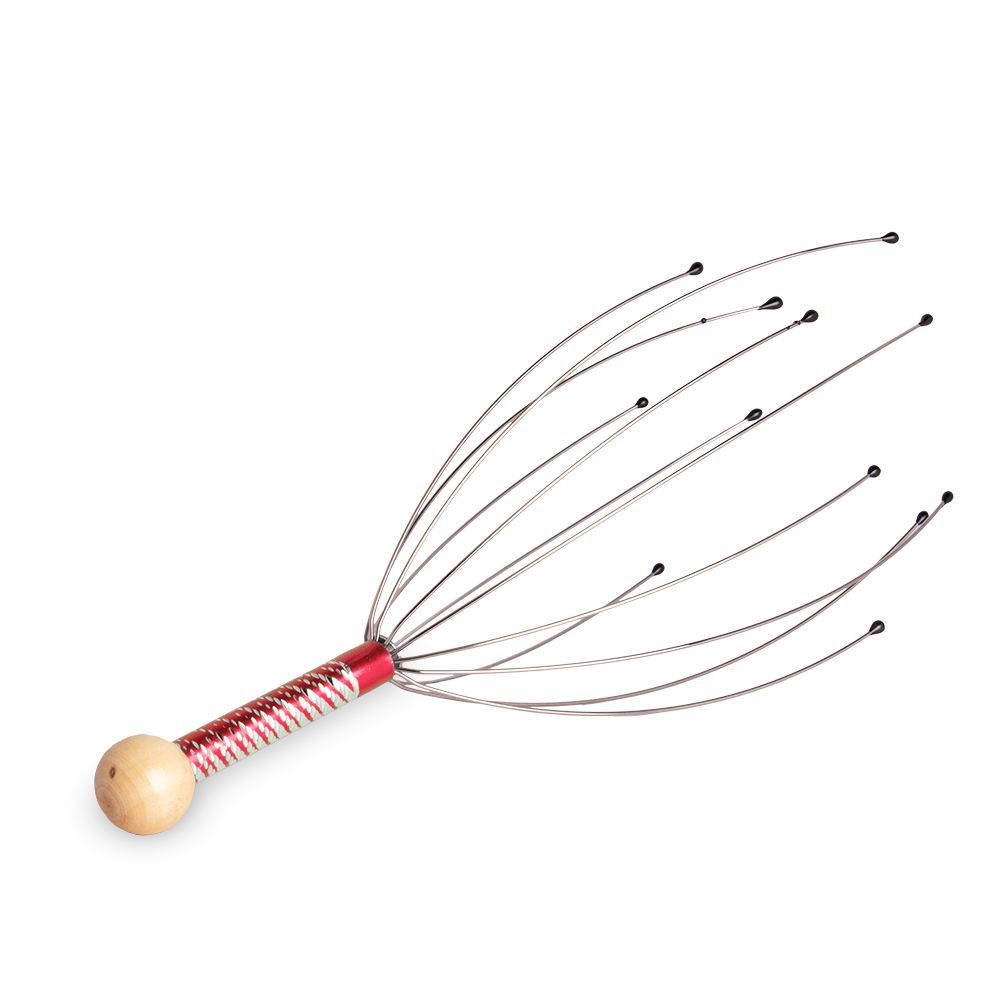 Buy Streak Street De-Stress Head And Scalp Massager Spa Therapy- Promotes Hair Growth- Red - Purplle