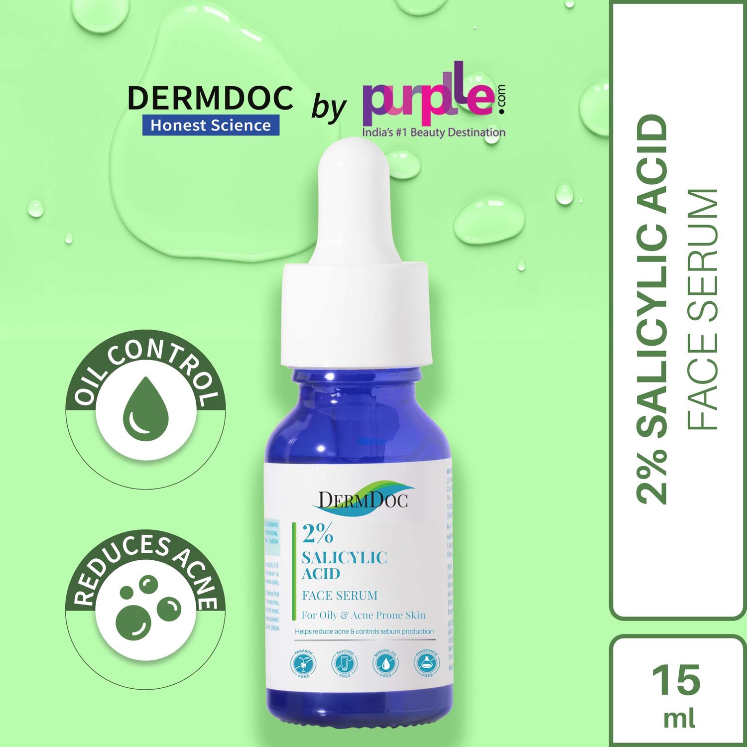 DermDoc by Purplle 2% Salicylic Acid Face Serum (15 ml)