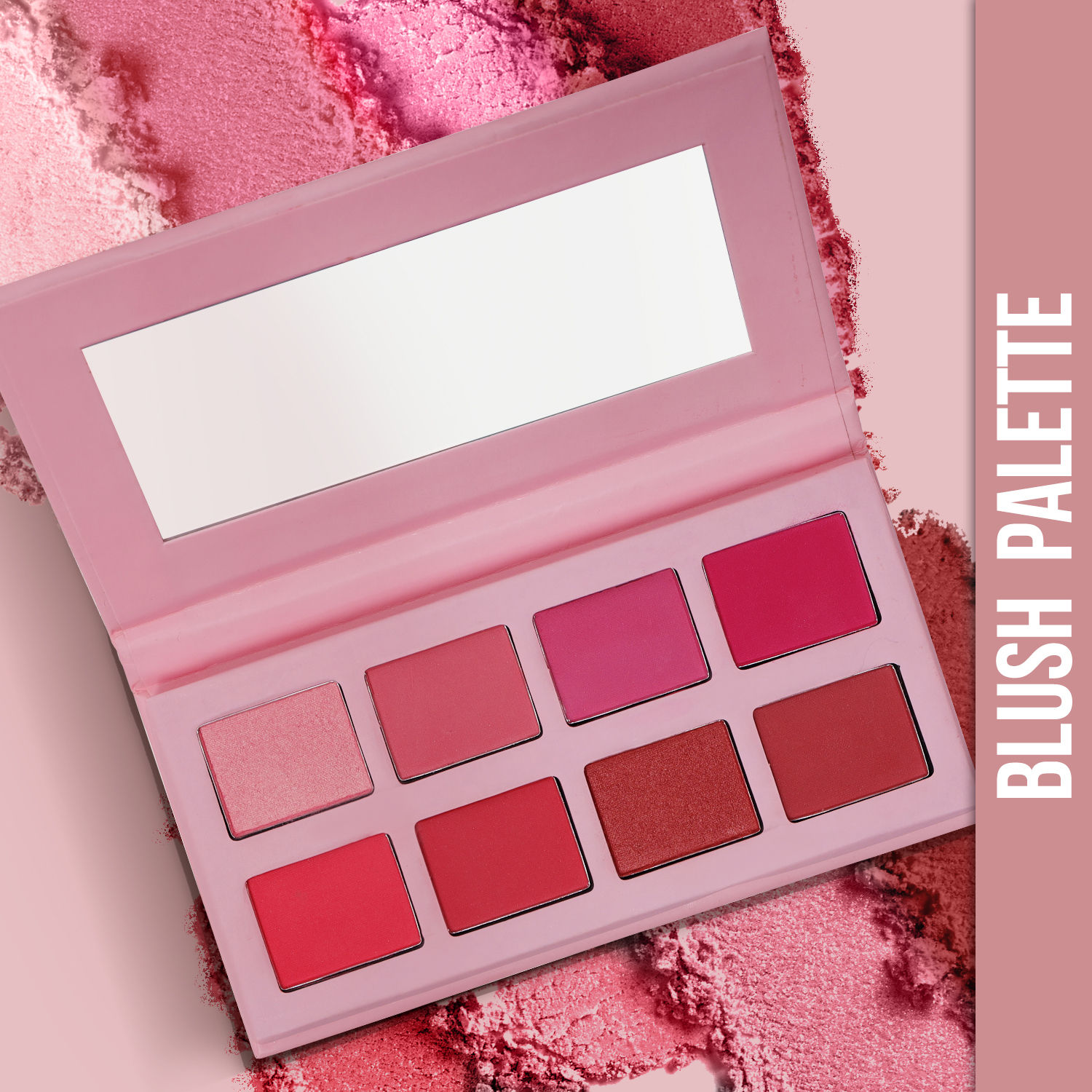 NY Bae Pro Blush Palette - 01 (16 g) | Blendable | 8 In 1 | Matte & Shimmer Shades | Rich Colour | Multipurpose | Travel Friendly