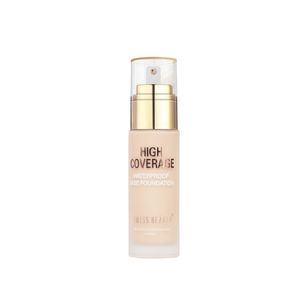 Swiss Beauty High Coverage Waterproof Base Foundation - Natural-Beige (55 g)