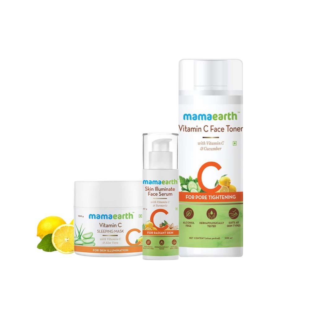 Mamaearth Vitamin C Night Regime Kit