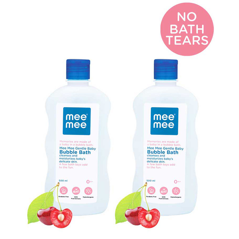Mee Mee Gentle Baby Bubble Bath with Fruit Extracts (500ml, Pack of 2)