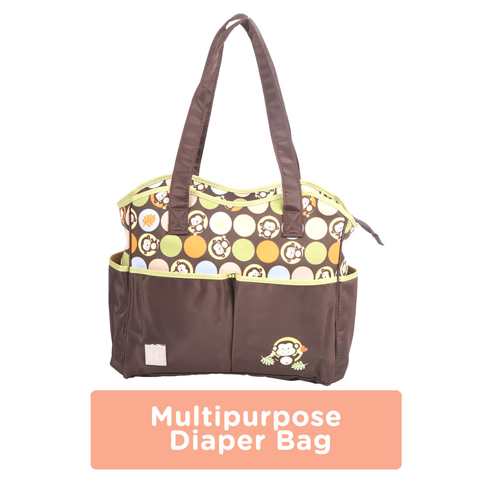 Mee Mee Multifunctional Diaper Bag with Pockets - Aigle