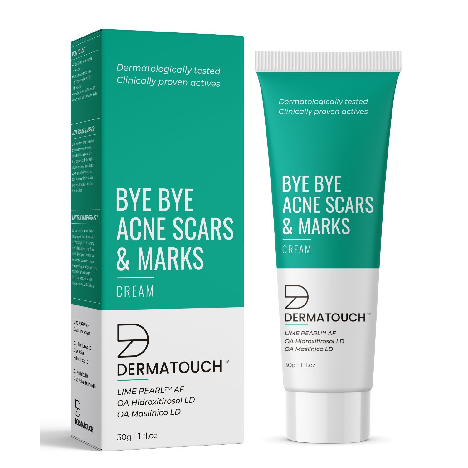 DERMATOUCH Bye Bye Acne Scars & Marks Cream Acne Scars Corrector