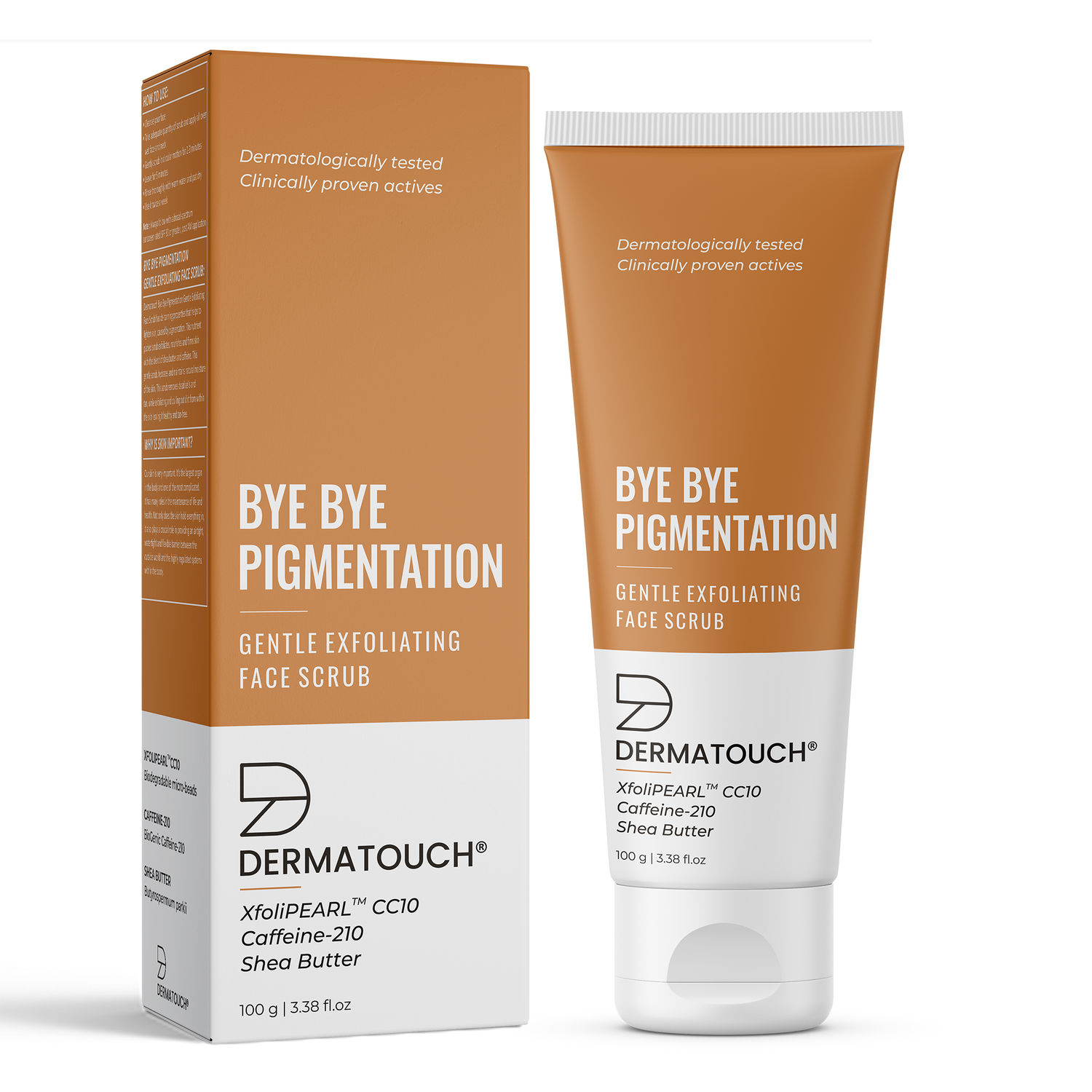 Dermatouch Bye Bye Pigmentation Gentle Exfoliating Face Scrub 100g