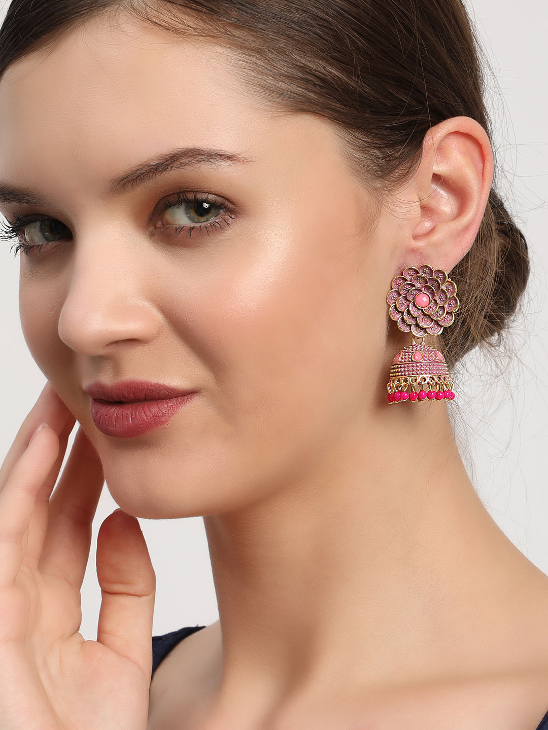 Party wear jhumka earrings clearance