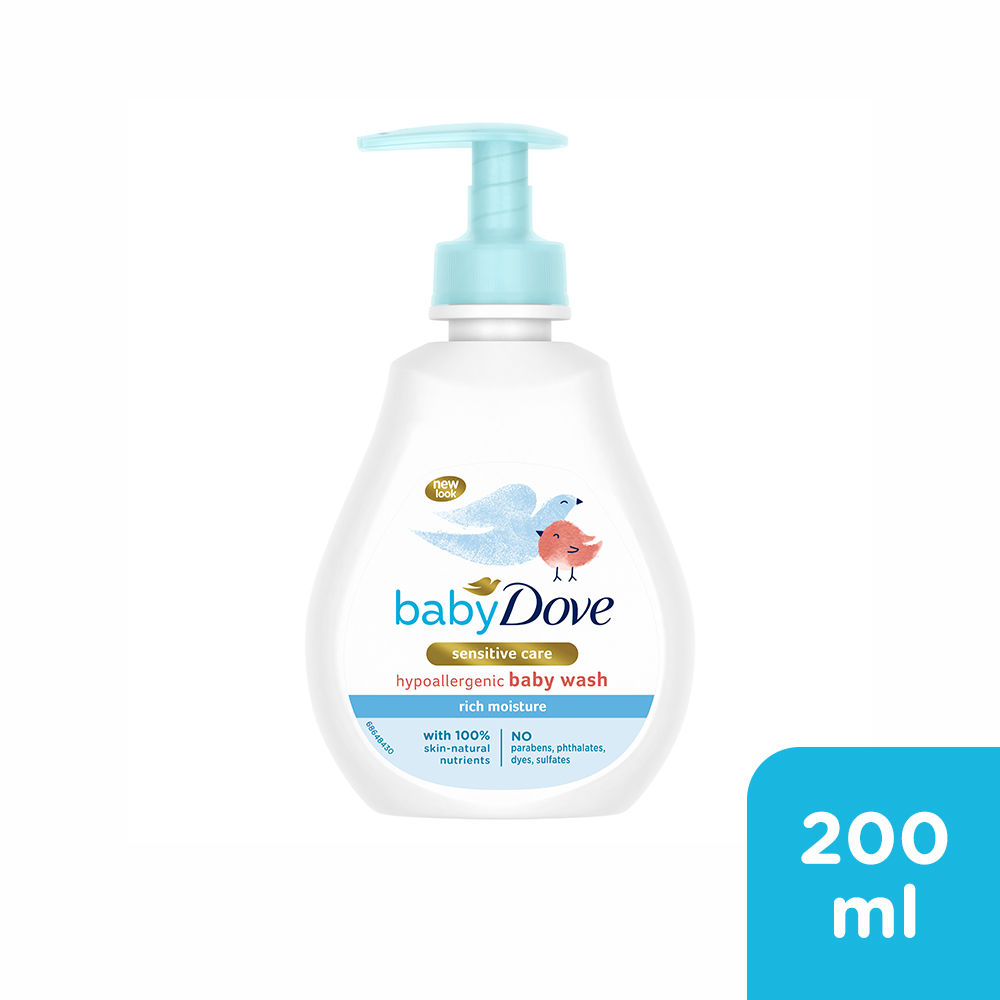 Baby Dove Rich Moisture Hypoallergenic Body Wash 200 ml