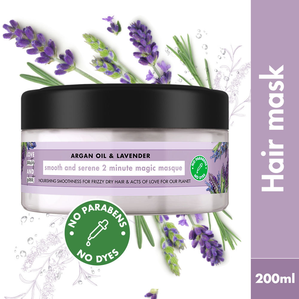 Buy Love Beauty & Planet Argan Oil & Lavender Hair Mask, 200ml - Purplle