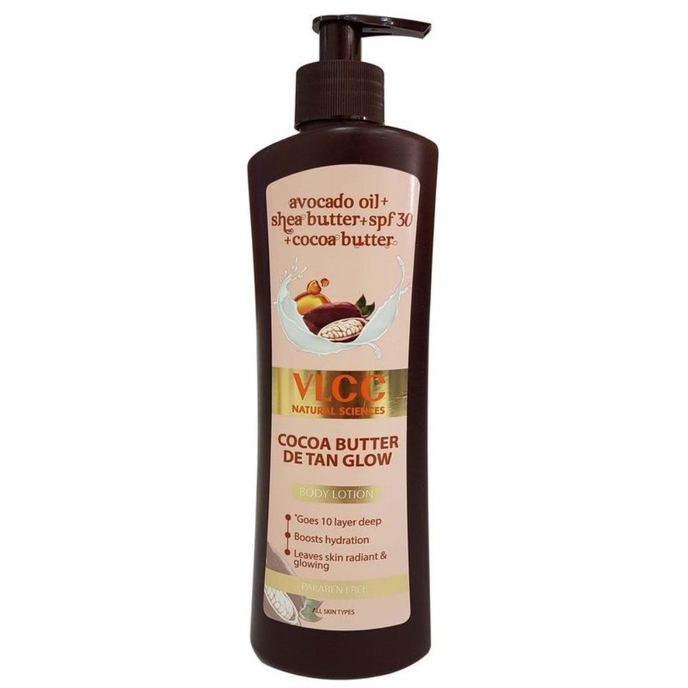 VLCC Cocoa Butter Detan Glow Body Lotion SPF 30 Pa+++ (400ml)
