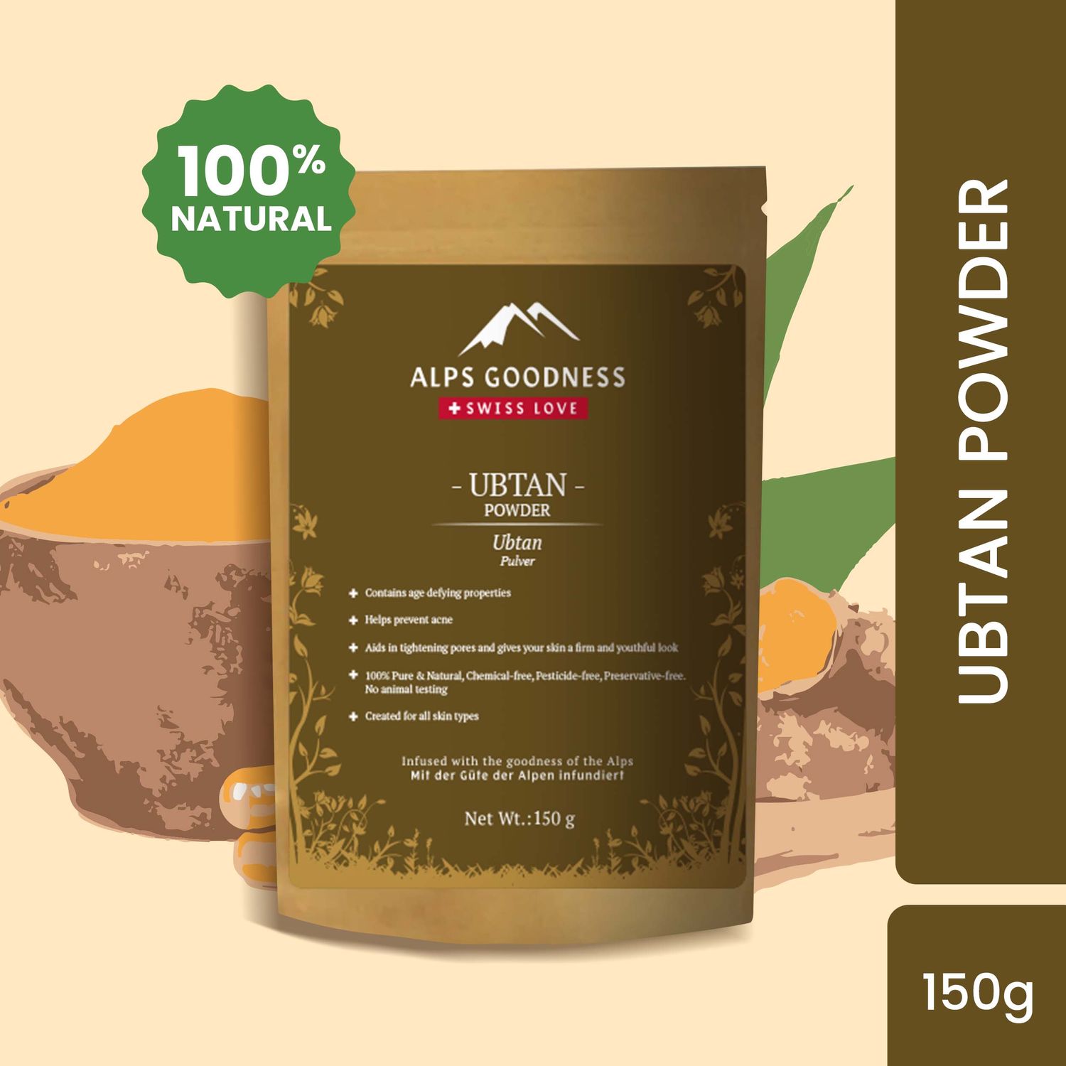 Alps Goodness Powder - Ubtan (150 g)
