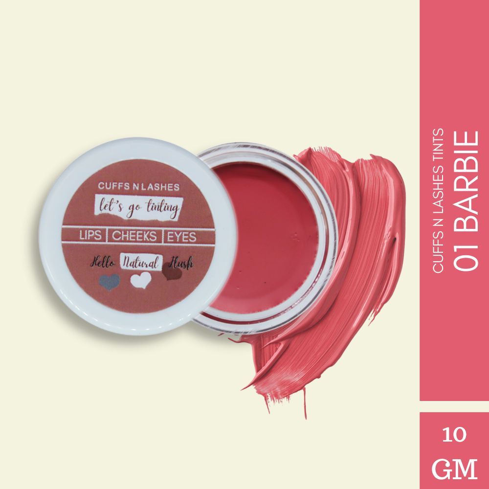 Buy Cuffs N Lashes Let's Go Tinting | Lip, Cheek, Eye Tint | Barbie, 01 - Purplle