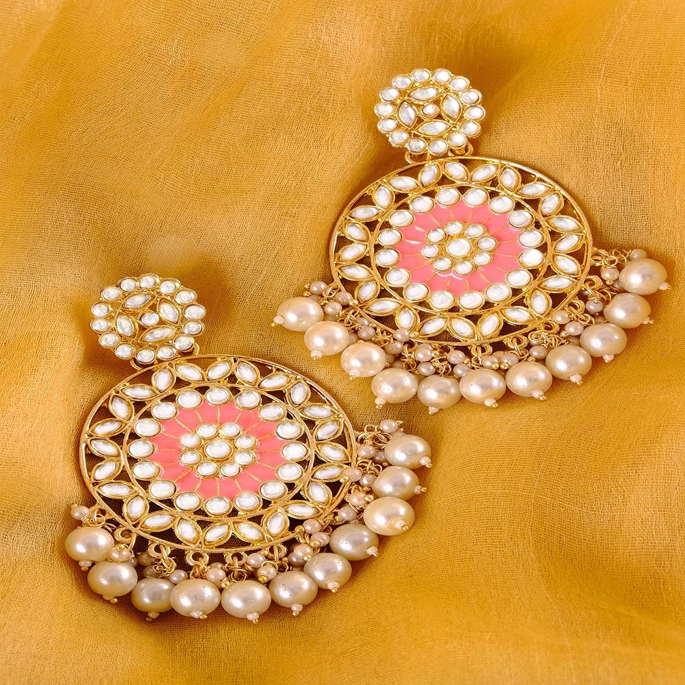 AI171 - Butterfly Kundan Stone Earring main image 1