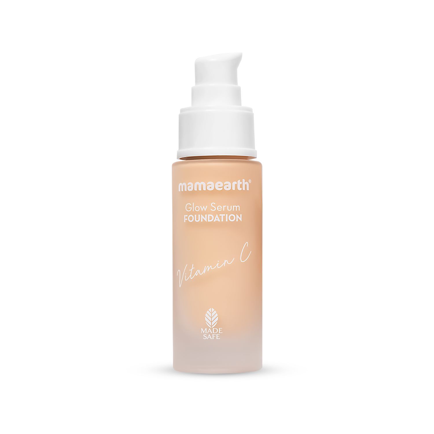 Buy Mamaearth Glow Serum Foundation with Vitamin C & Turmeric for 12-Hour Long Stay - 01 Ivory Glow (30 ml) - Purplle
