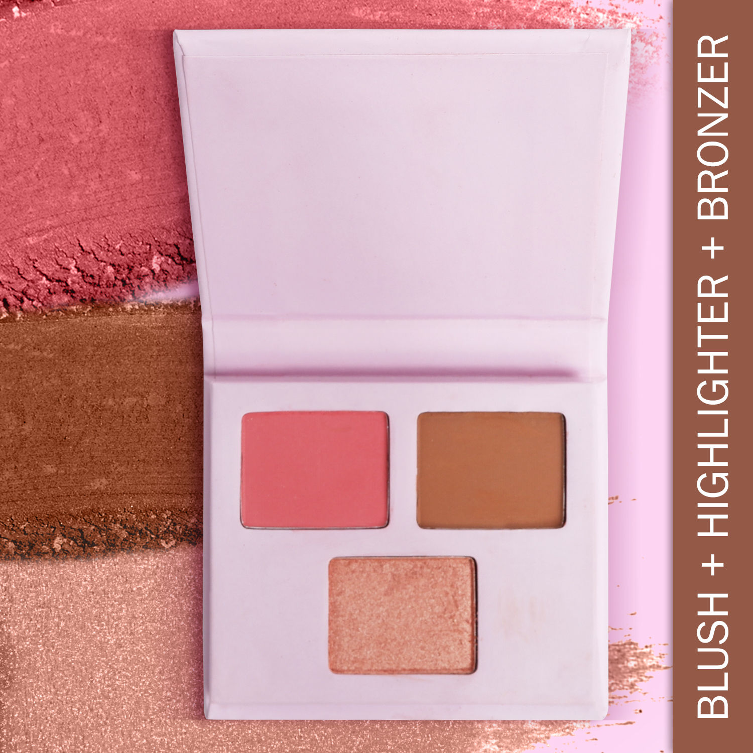 NY Bae Face Palette - 05 (6 g) | Blush + Highlighter + Contour | 3 In 1 | Pink, Brown & Rose Gold | Rich Colour | Multipurpose | Travel-Friendly