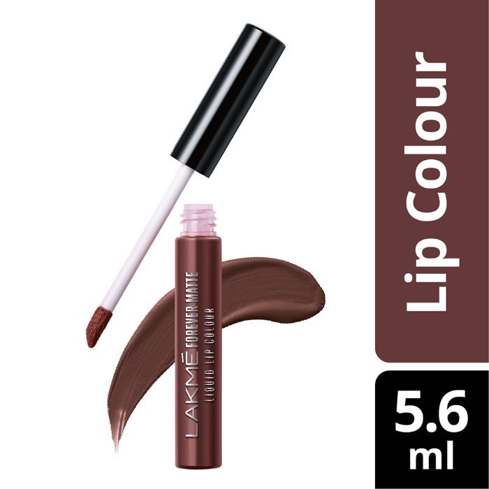 Lakme Forever Matte Liquid Lip Colour - Brown Espresso (5.6 ml) - Purplle