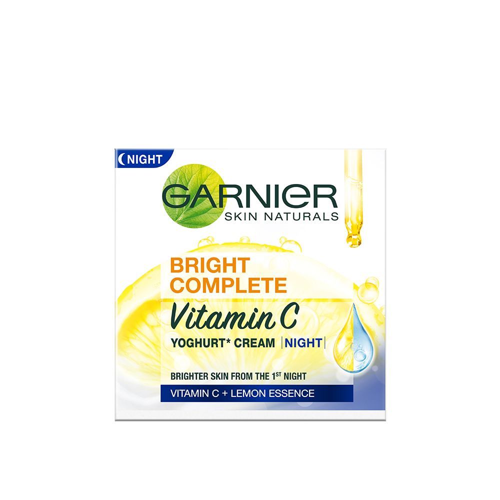 Garnier Bright Complete VITAMIN C YOGHURT Night Cream (40g)