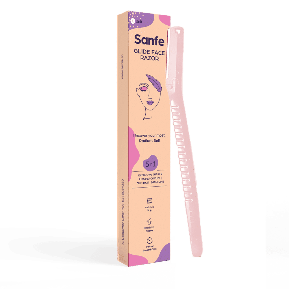 Sanfe Glide Face Razor For Facial Hair Removal For Women Pack of 1