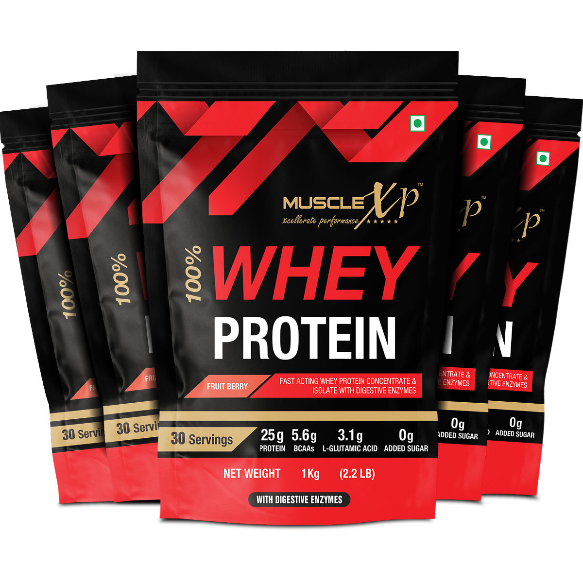 MuscleXP 100% Whey Protein with Whey Protein Isolate Blend ...