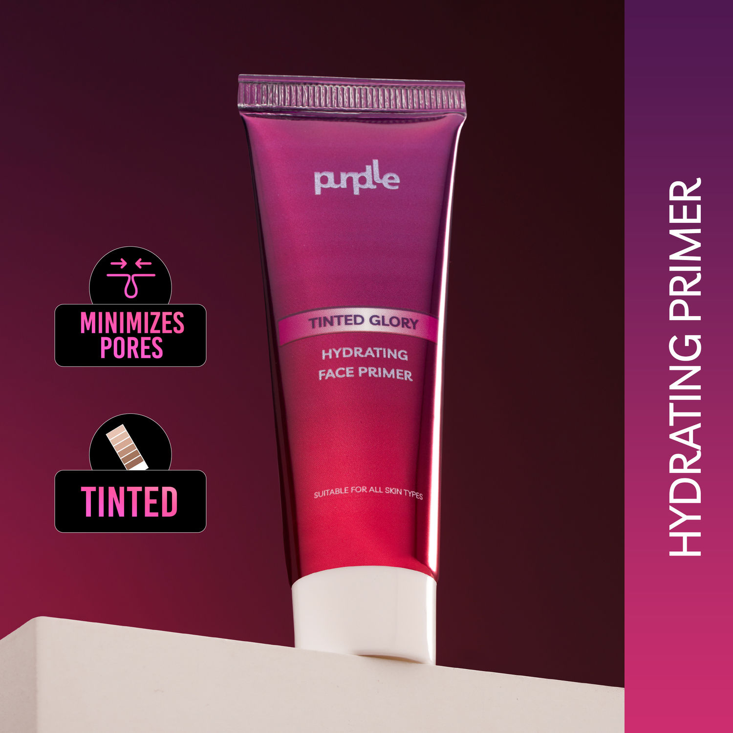 Purplle Tinted Glory Hydrating Face Primer (30 gm)