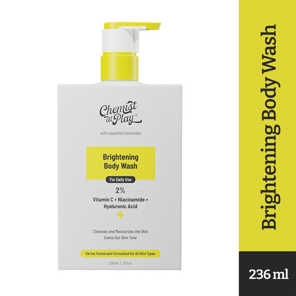Chemist at Play Brightening Body Wash with Ceramides 2 Zemea + 1