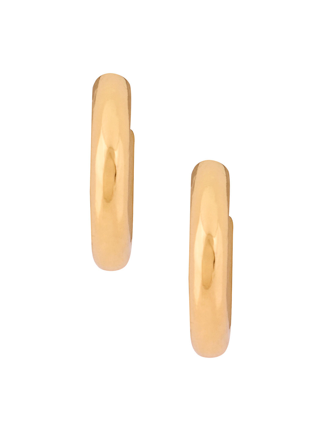 Lilly & Sparkle Gold Toned Hoop Earrings Set Of 3