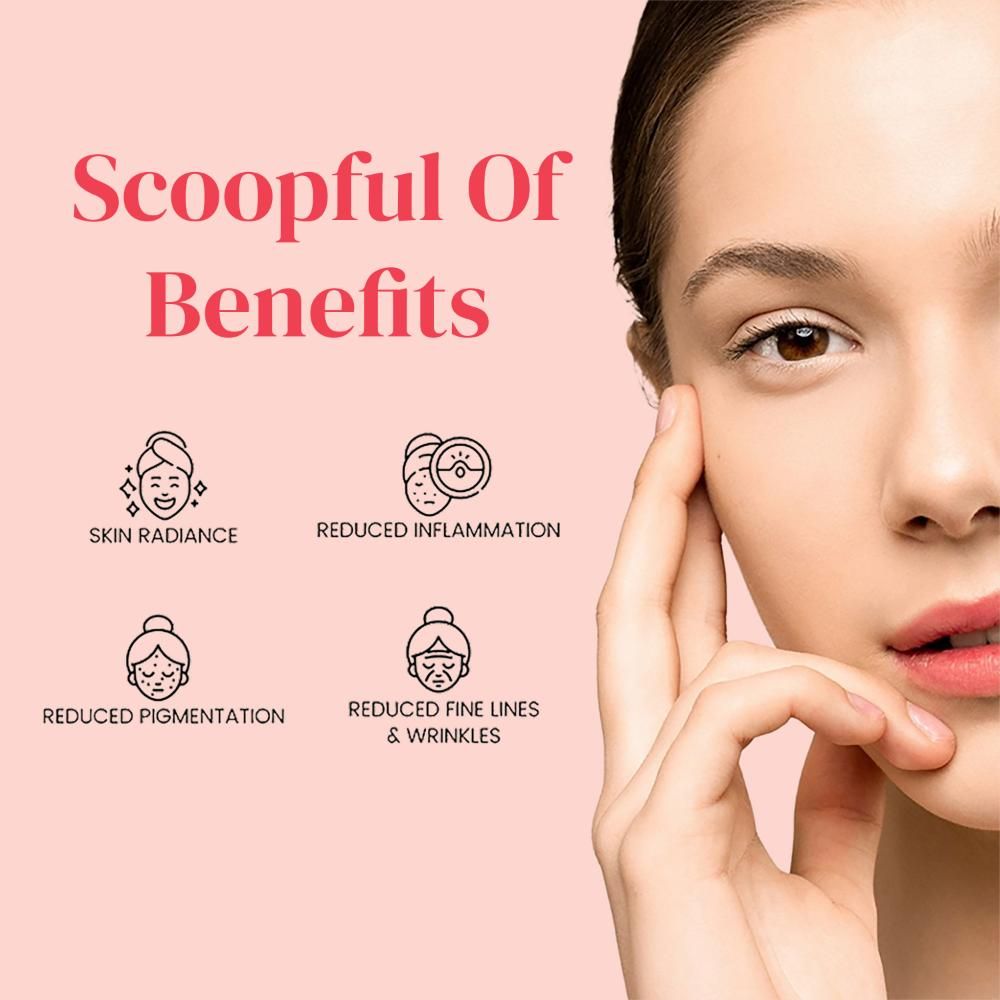 Wellbeing Nutrition Glow Japanese Marine Collagen Peptides with SkinAx,  Glutathione, Resveratrol, Bromelain & Goji Berry for Anti-aging, Hydration  & Skin Brightening | Tropical Bliss Flavor - 250g