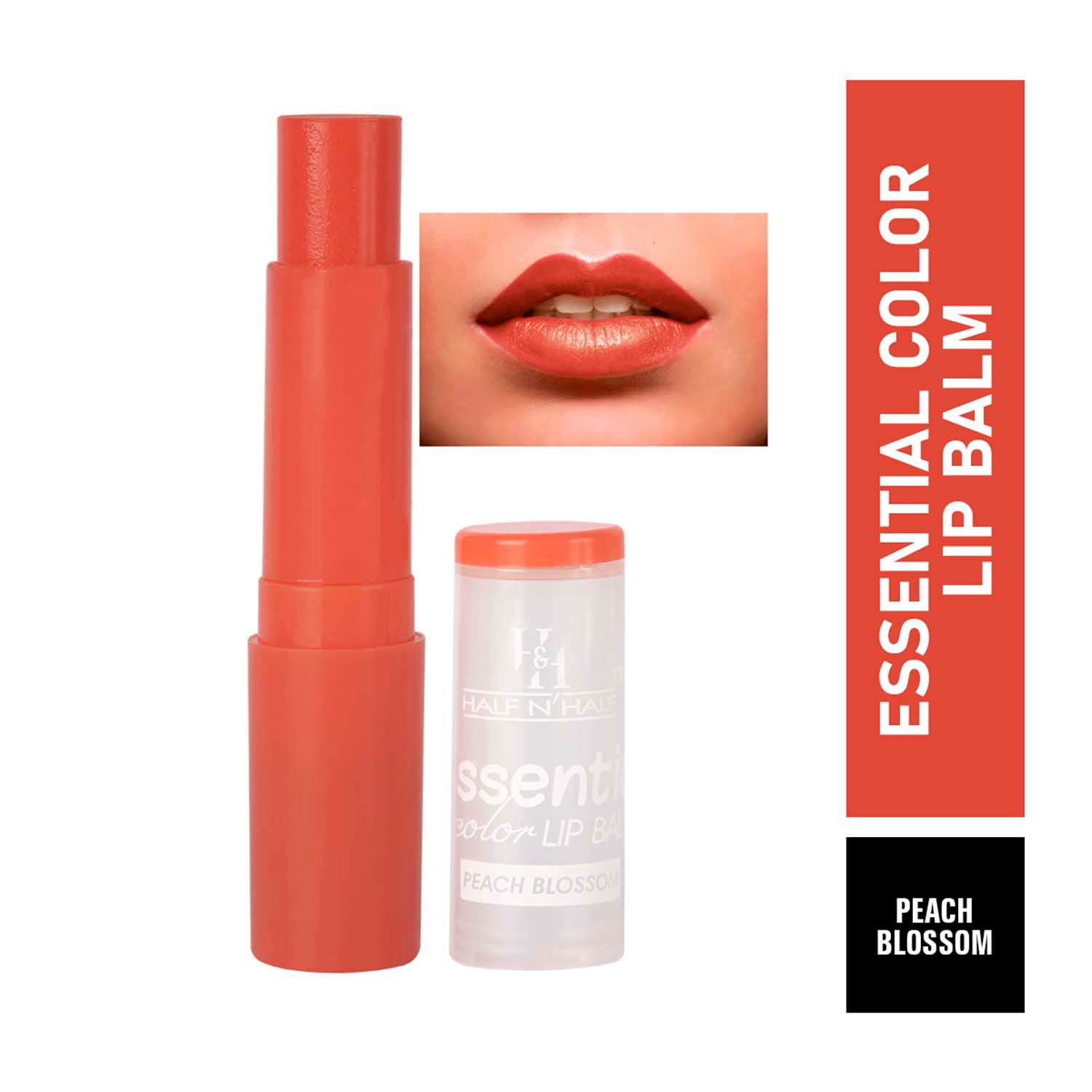 Half N Half Essential Colour Lip Balm, Peach Blossom (3.5gm)