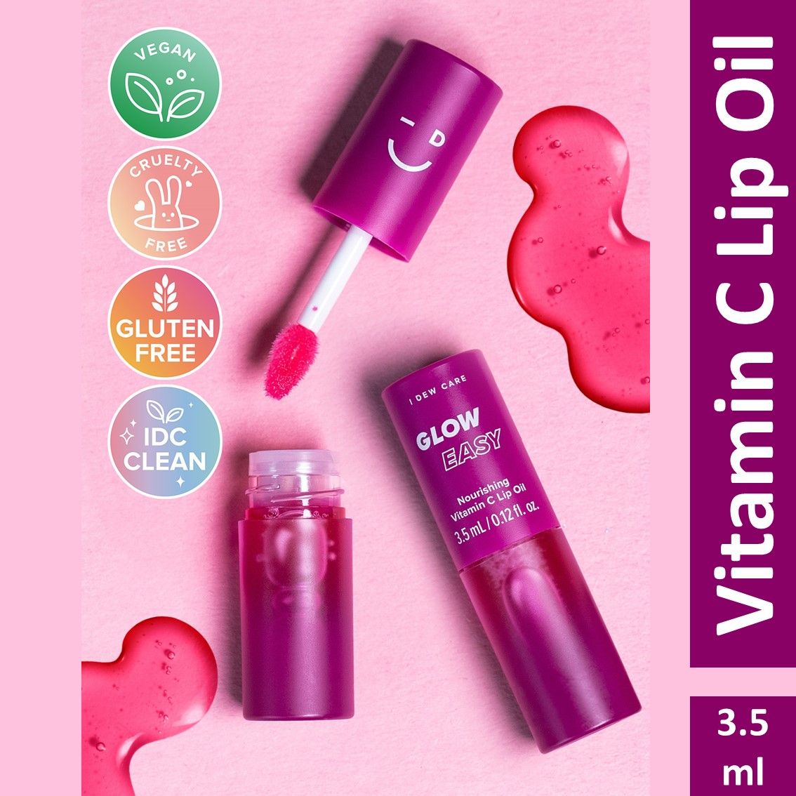 I DEW CARE GLOW EASY, Nourishing Vitamin C Lip Oil