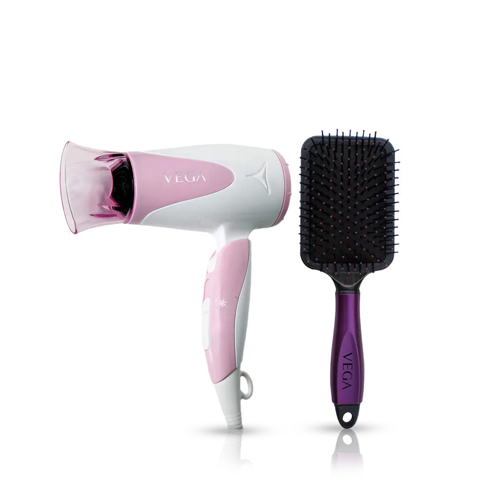 Buy VEGA Unisex Insta Glam1000 Hair Dryer  Pink And White  Shoppers Stop