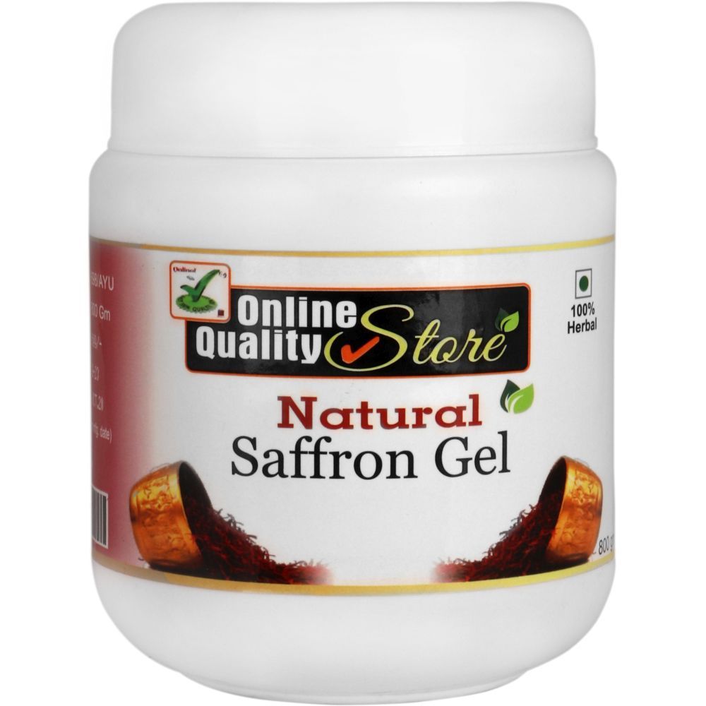 Online Quality Store Saffron Gel 800 gMultipurpose Gel Antiacne,Anti aging gel No Parabens