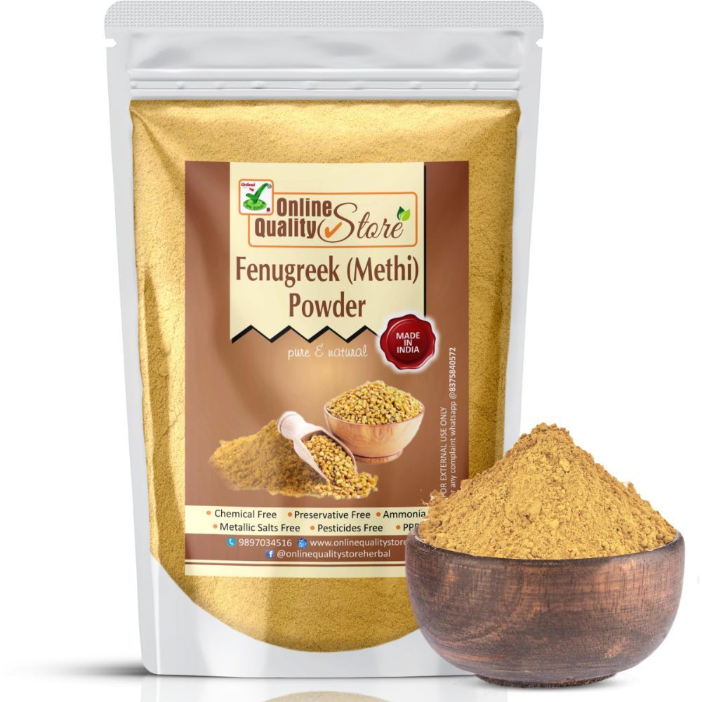 Online Quality Store Methi powder Combo 200 g (Set of 4) Organic FenugreekMethi Powder for