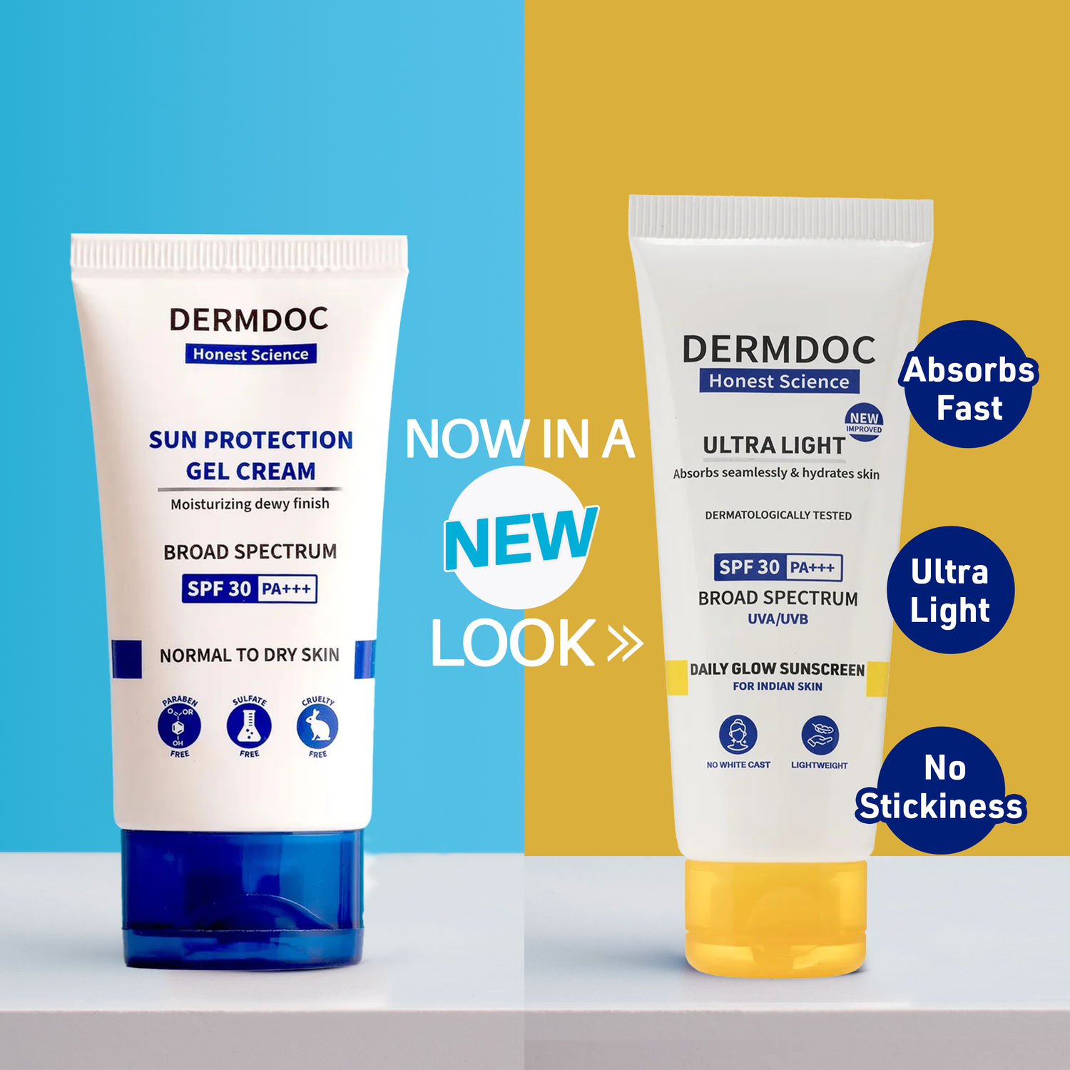 DermDoc UVA & UVB Broad Spectrum Sunscreen with SPF 30 & PA+++ (50 gm